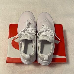 White Nike presto shoes